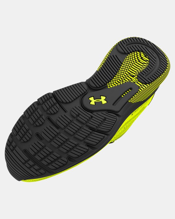 Men's UA HOVR™ Turbulence Running Shoes, Yellow, pdpMainDesktop image number 4